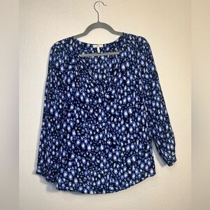 Joie 100% silk animal print blouse